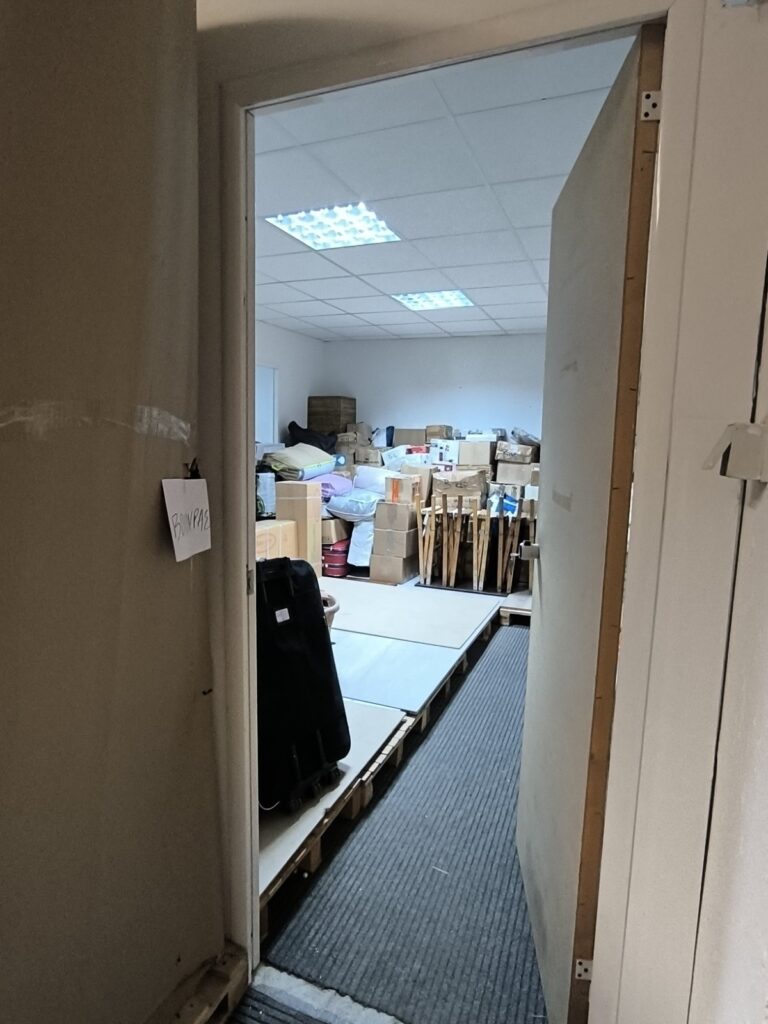 Οργανωμένη αποθήκευση αντικειμένων σε ιδιωτικό χώρο